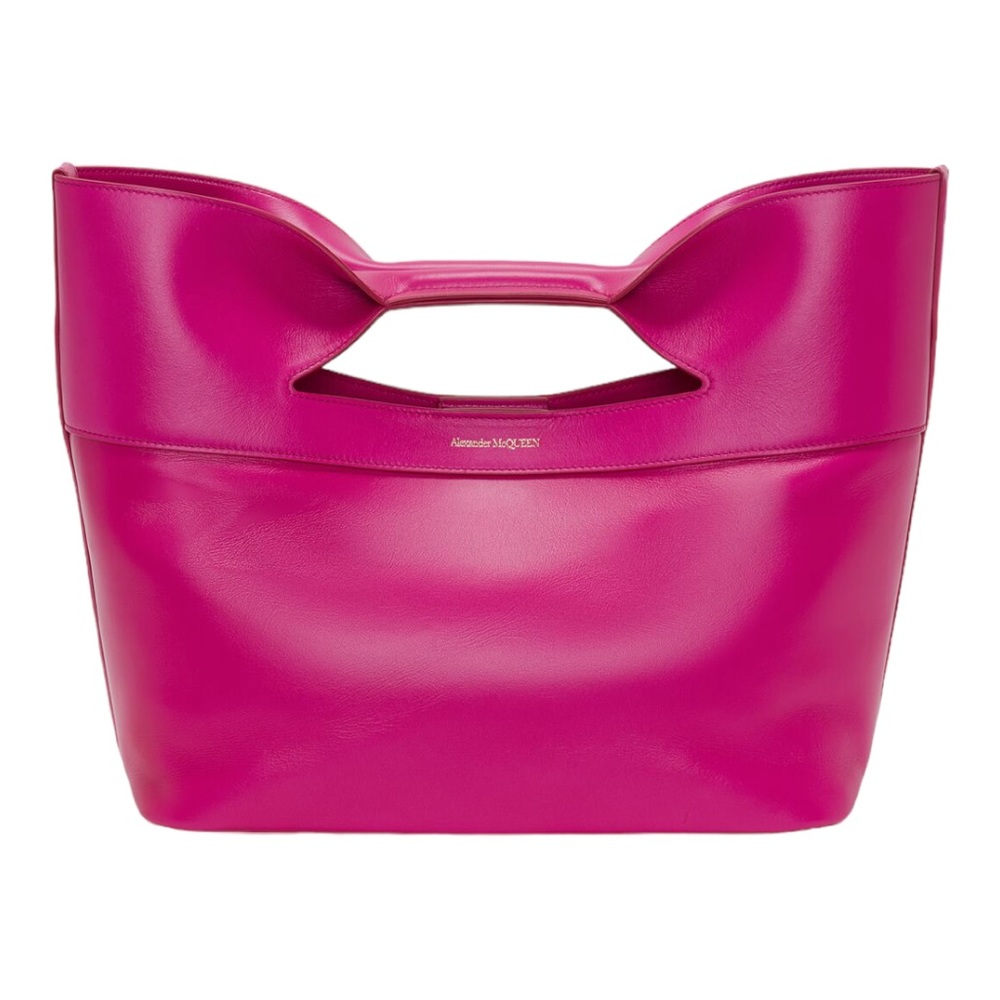 👜 🆕 Alexander McQueen Women's The Bow Small in Fuchsia